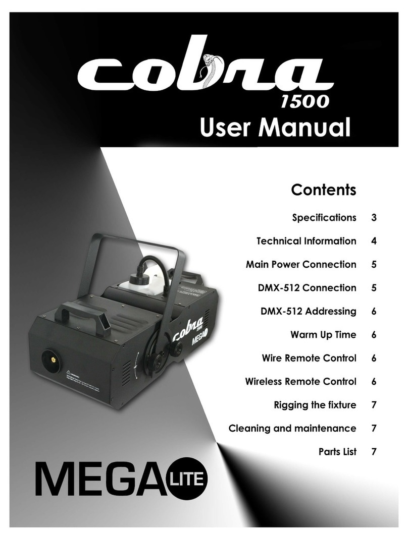 MegaLite cobra 1500 user manual
