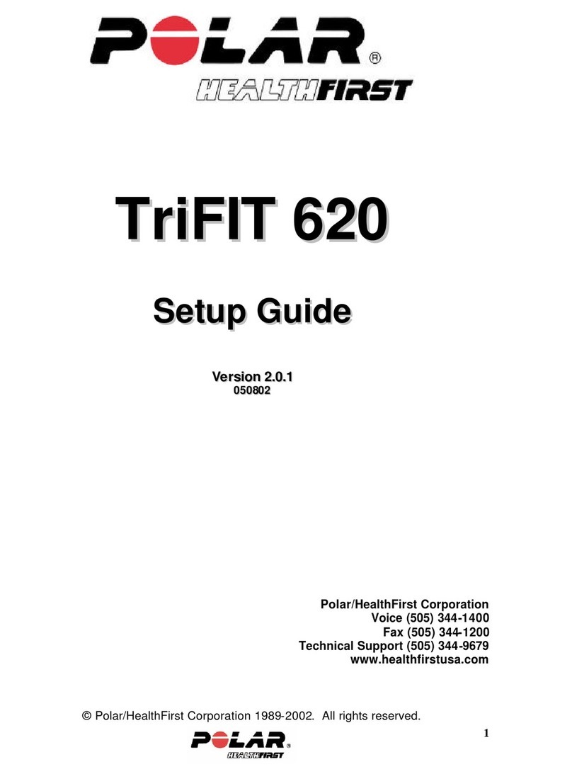 Polar Electro TriFIT 620 Setup guide