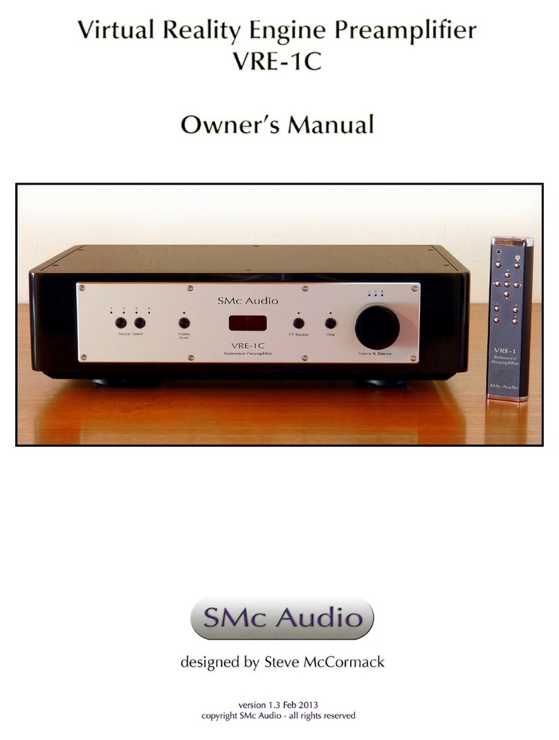 SMc Audio VRE-1C User manual