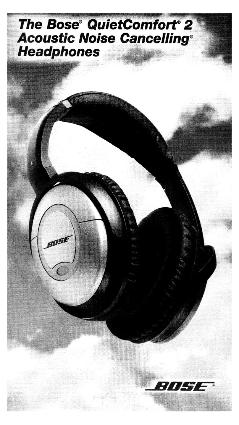 Bose QuietComfort 2 User manual