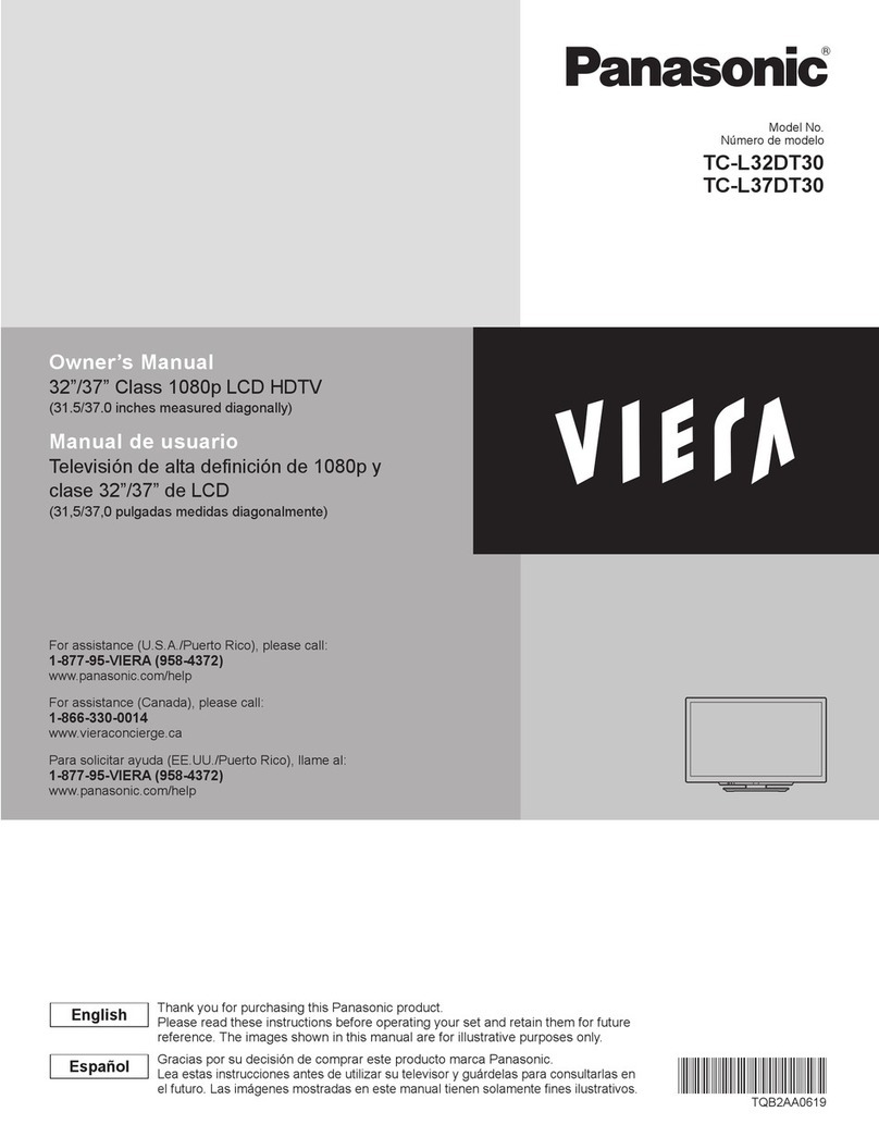 Panasonic TC-L32DT30 User manual