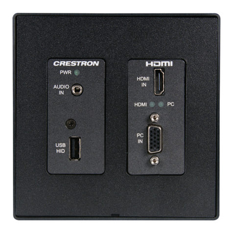 Crestron DM-TX-200 Operations & installation guide