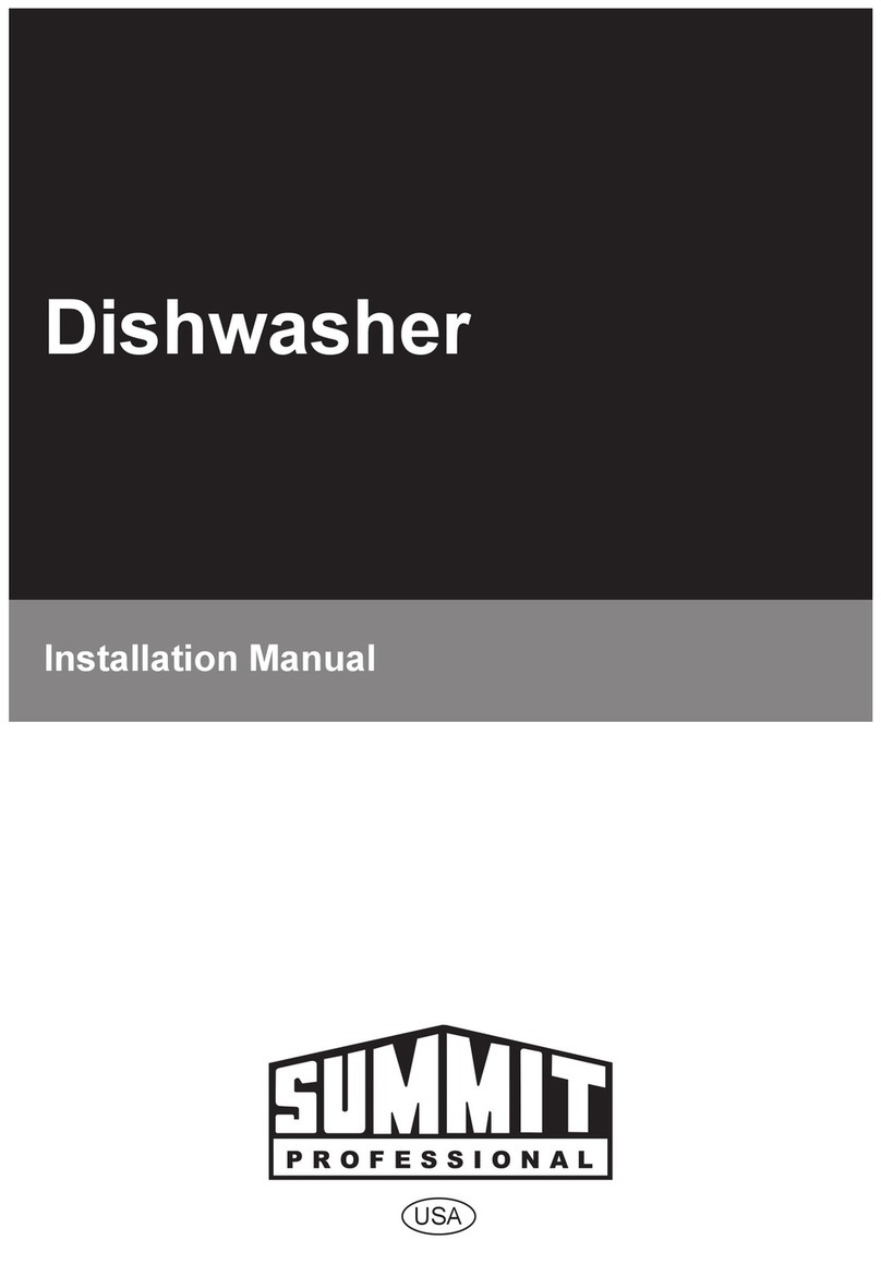 Summit Professional DW18 installation manual