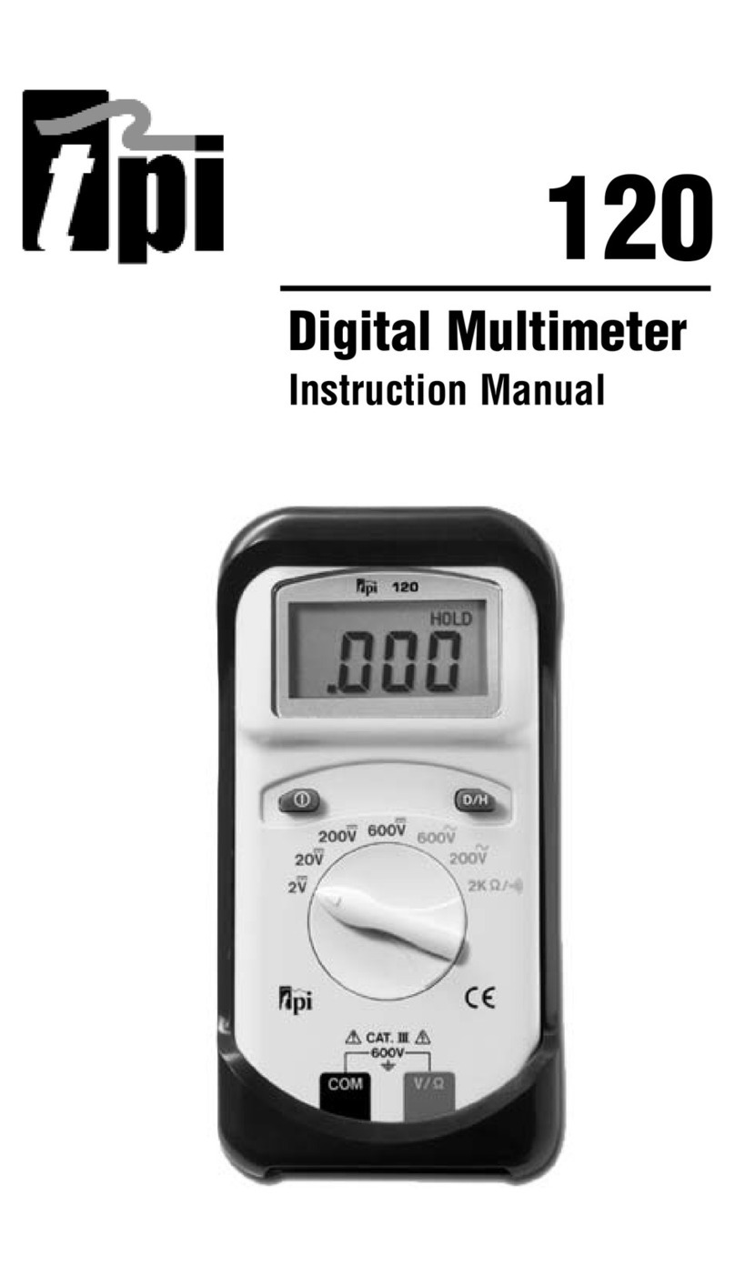 TPI 120 User manual