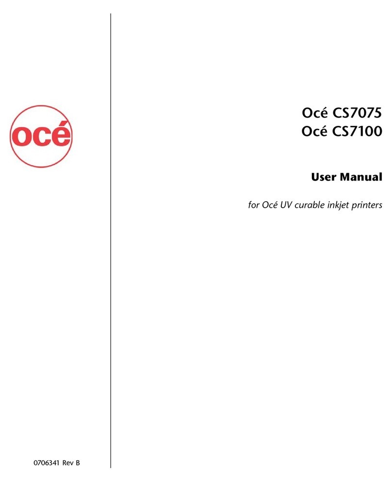 Oce CS7075 User manual