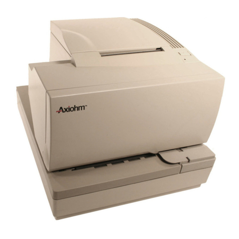 Axiohm A758 User manual