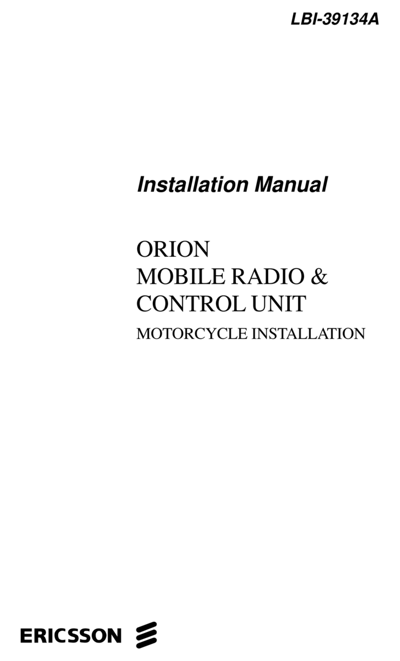 Ericsson ORION installation manual
