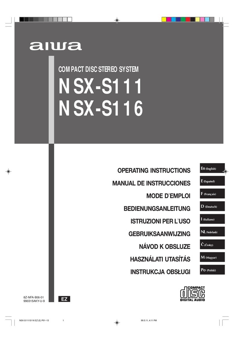Aiwa NSX-S111 User manual