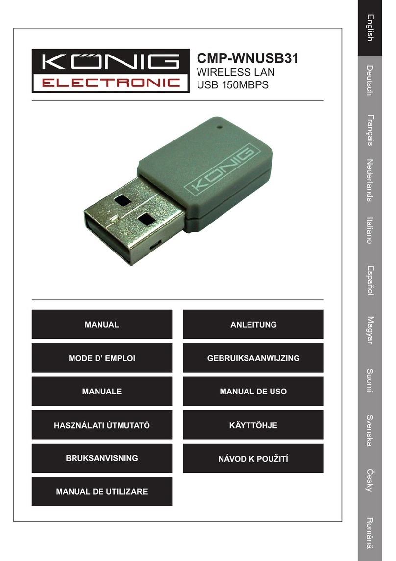 Konig CMP-WNUSB31 Manual guide