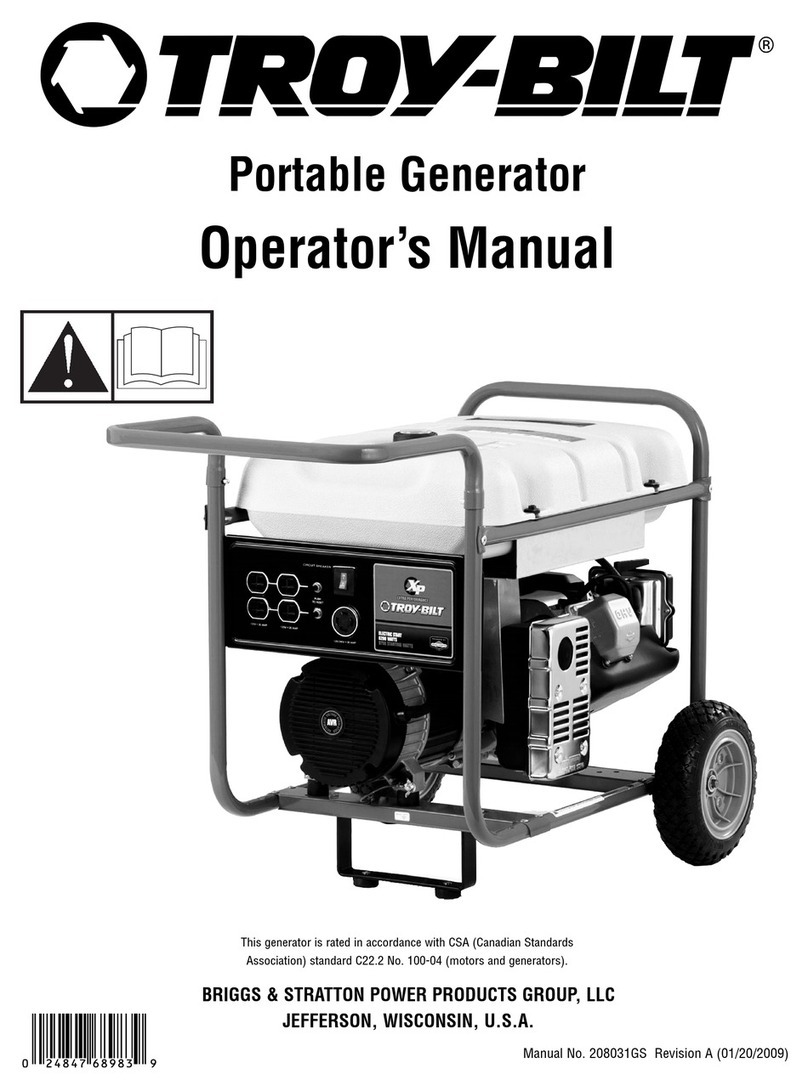 Briggs & Stratton Troy-Bilt User manual