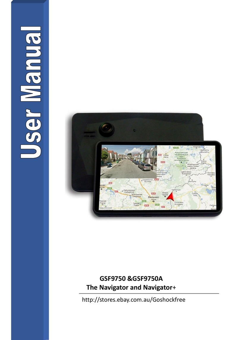 Navi Camera GSF9750 user manual