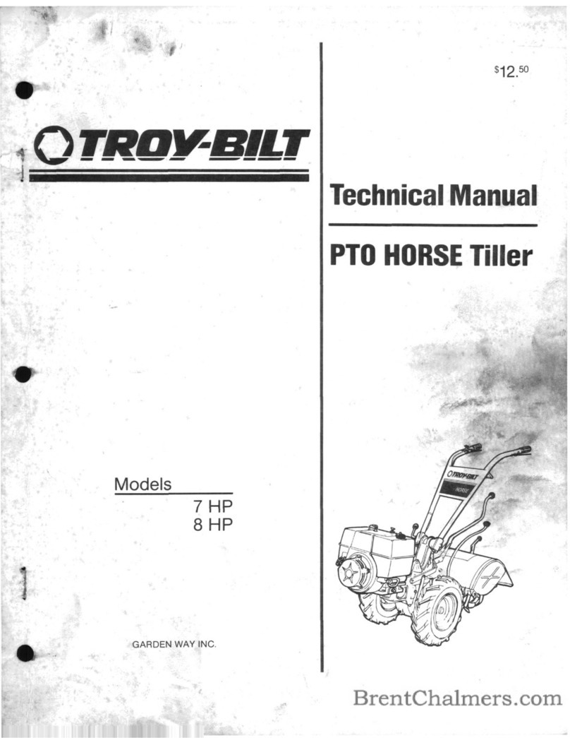 Troy-Bilt 7HP Pony 12211 User manual