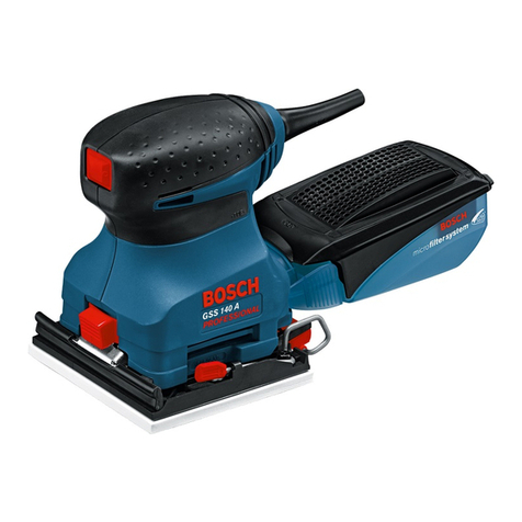 Bosch GSS 140 A Professional User manual