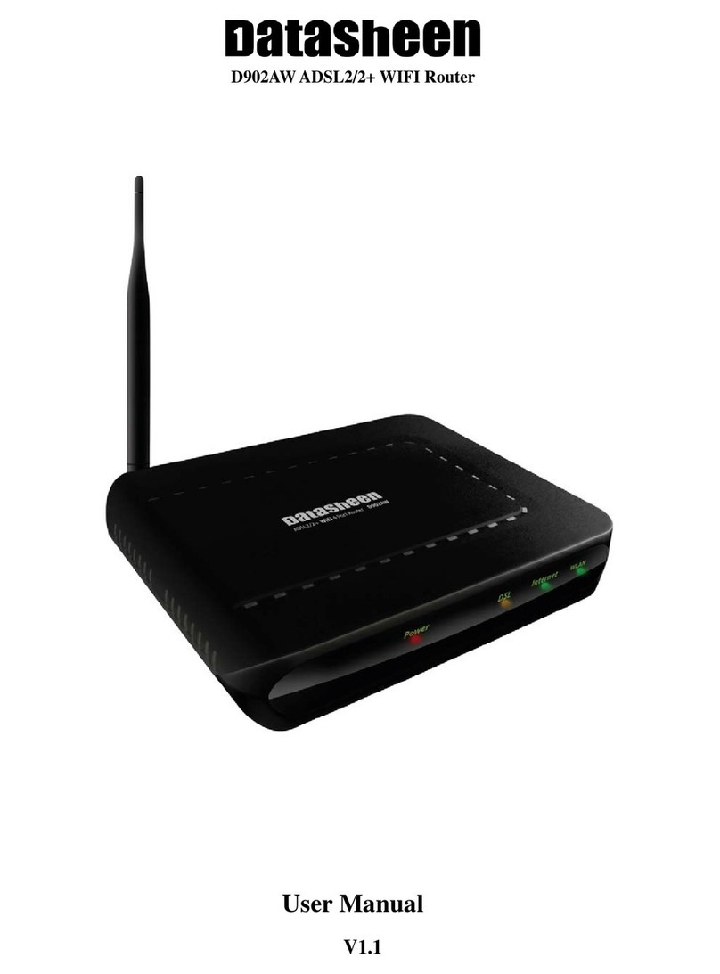 Datasheen D902AW user manual