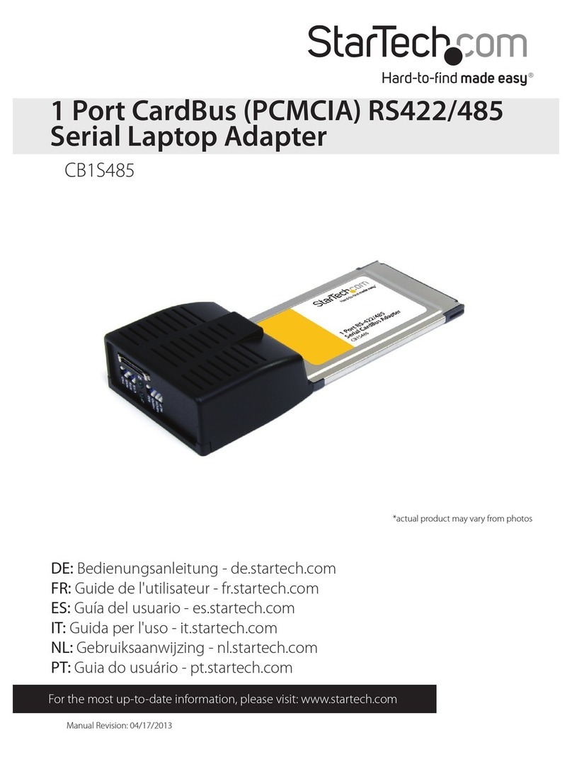 StarTech.com CB1S485 User manual