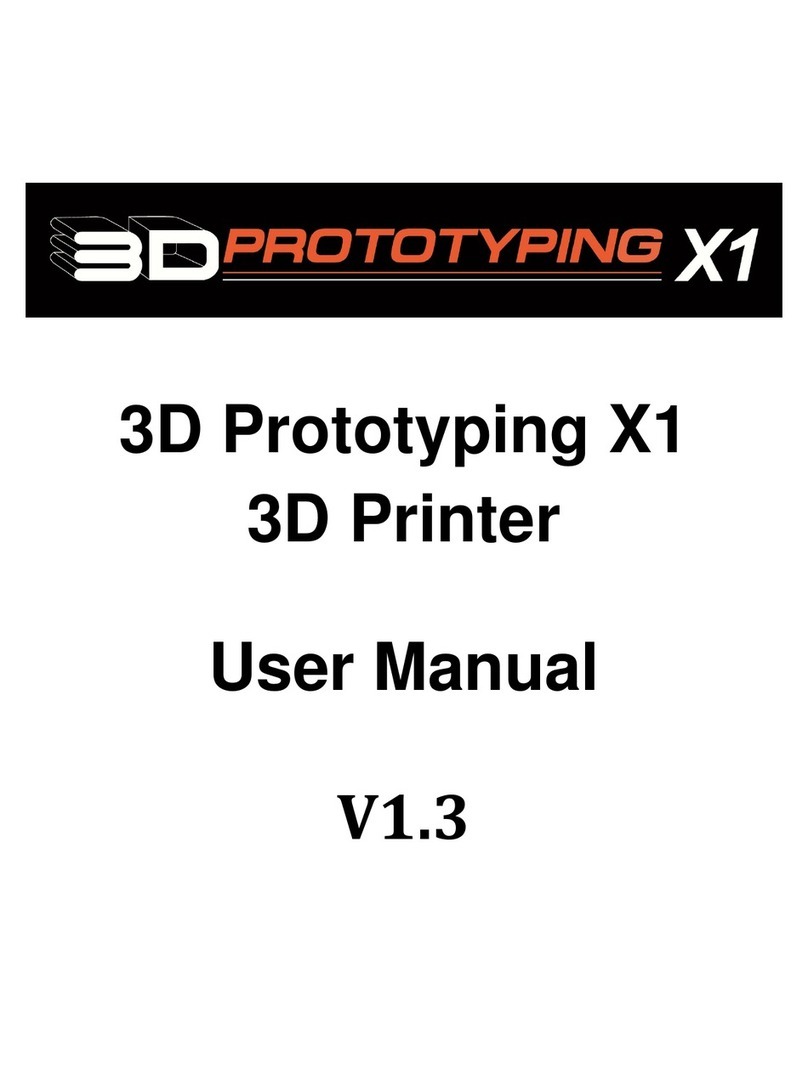 3D Prototyping X1 user manual