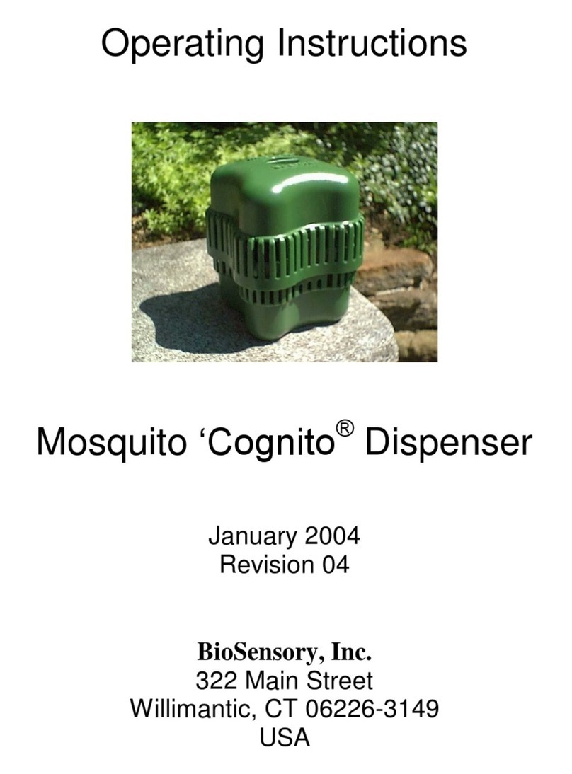 BioSensory Mosquito 'Cognito operating instructions