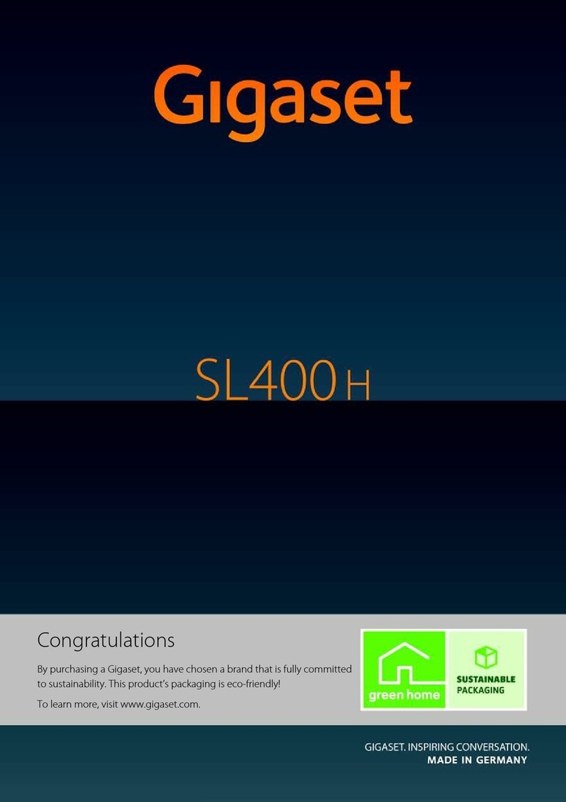 Gigaset SL400h User manual
