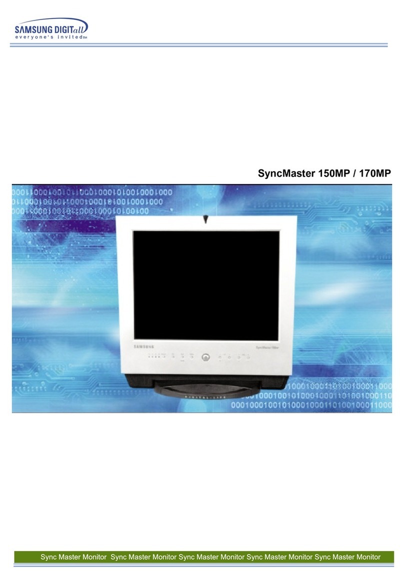 Samsung SyncMaster 150MP User manual