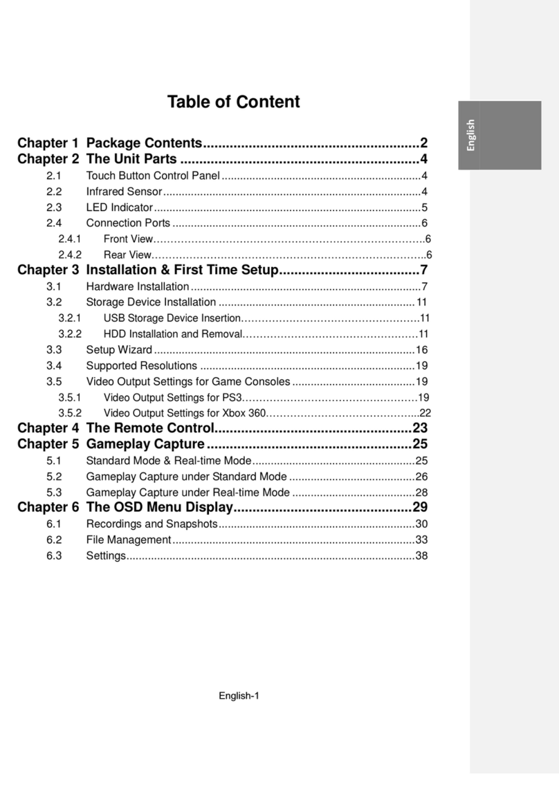 Avermedia Game Capture HD User manual