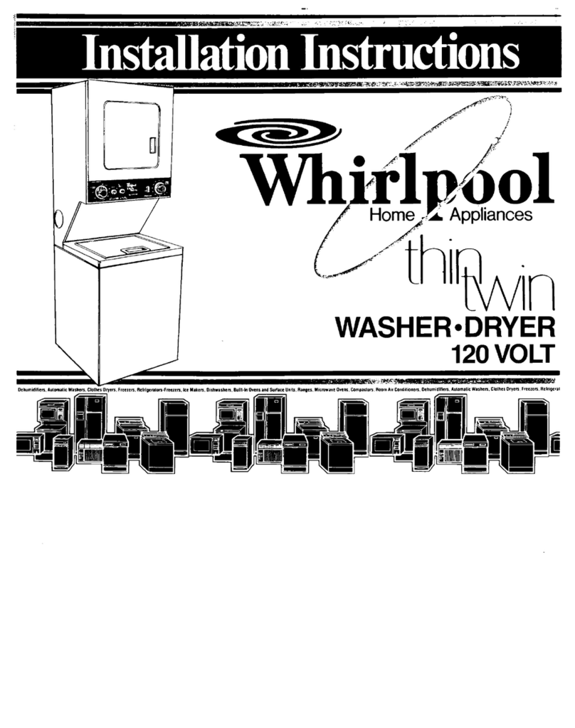 Whirlpool THIN TWIN User manual