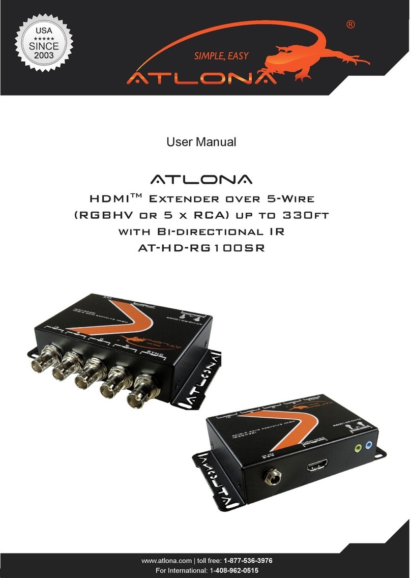 Atlona AT-HD-RG100SR user manual