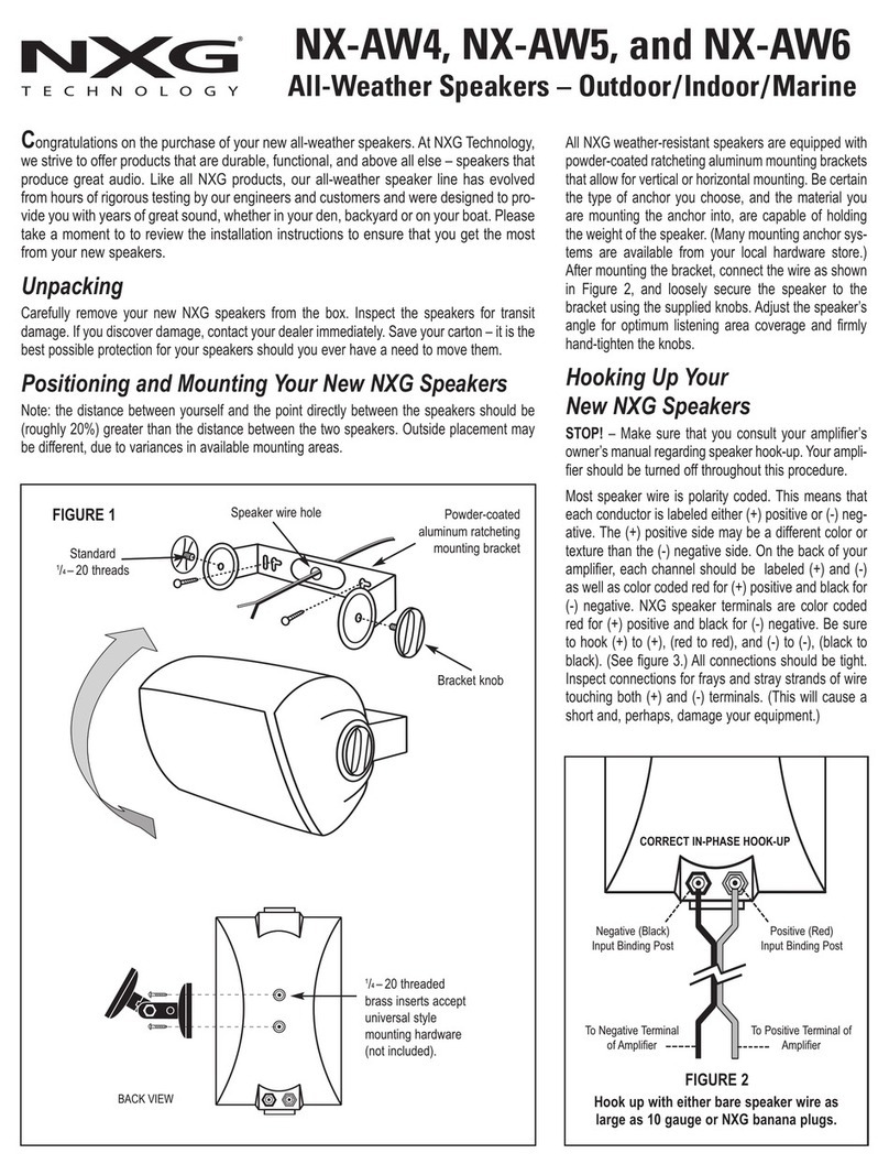 Nxg NX-AW4 User manual