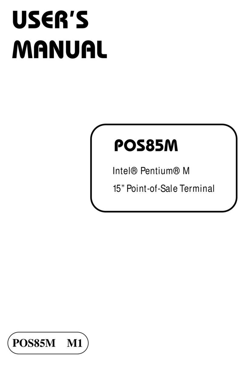 Tatung POS85M user manual