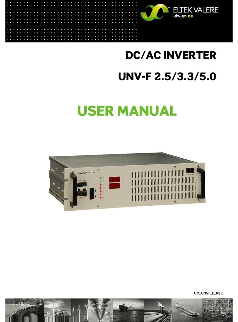 Eltek Valere UNV-F 3.3 user manual