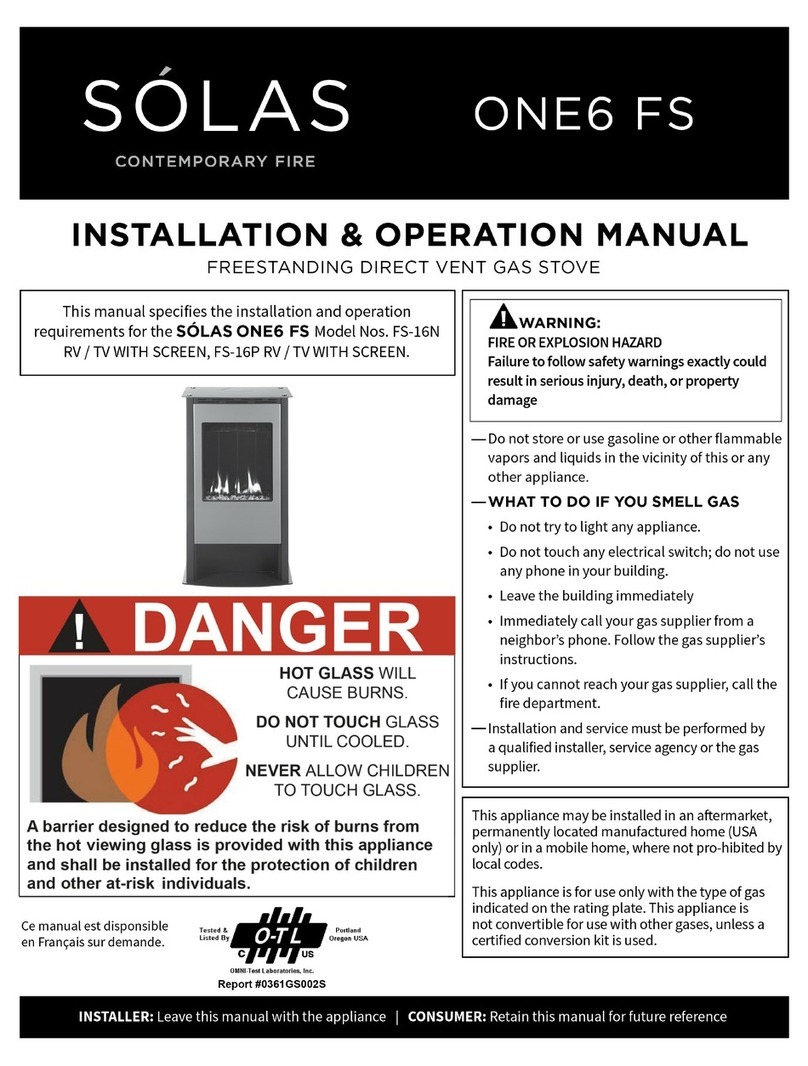 Solas ONE6 FS Installation & operation manual