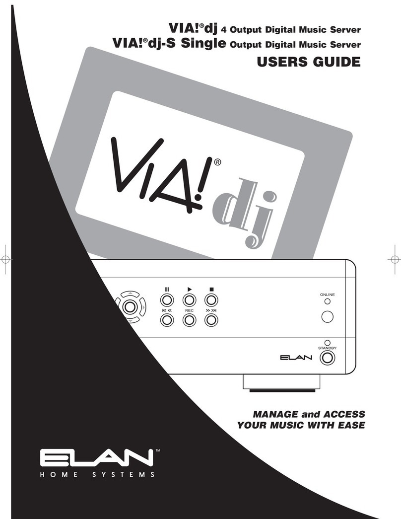Elan ViA! dj User manual