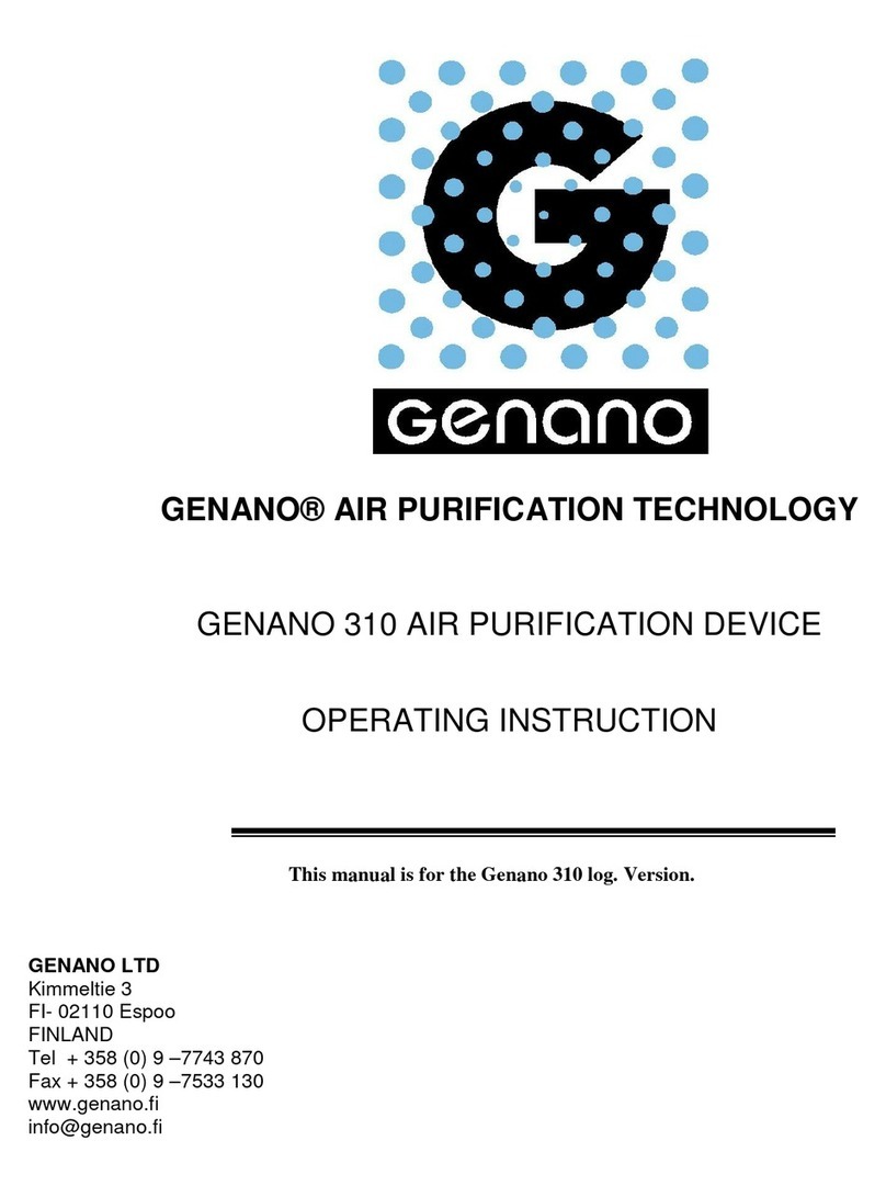 Genano 310 Operating	 instruction