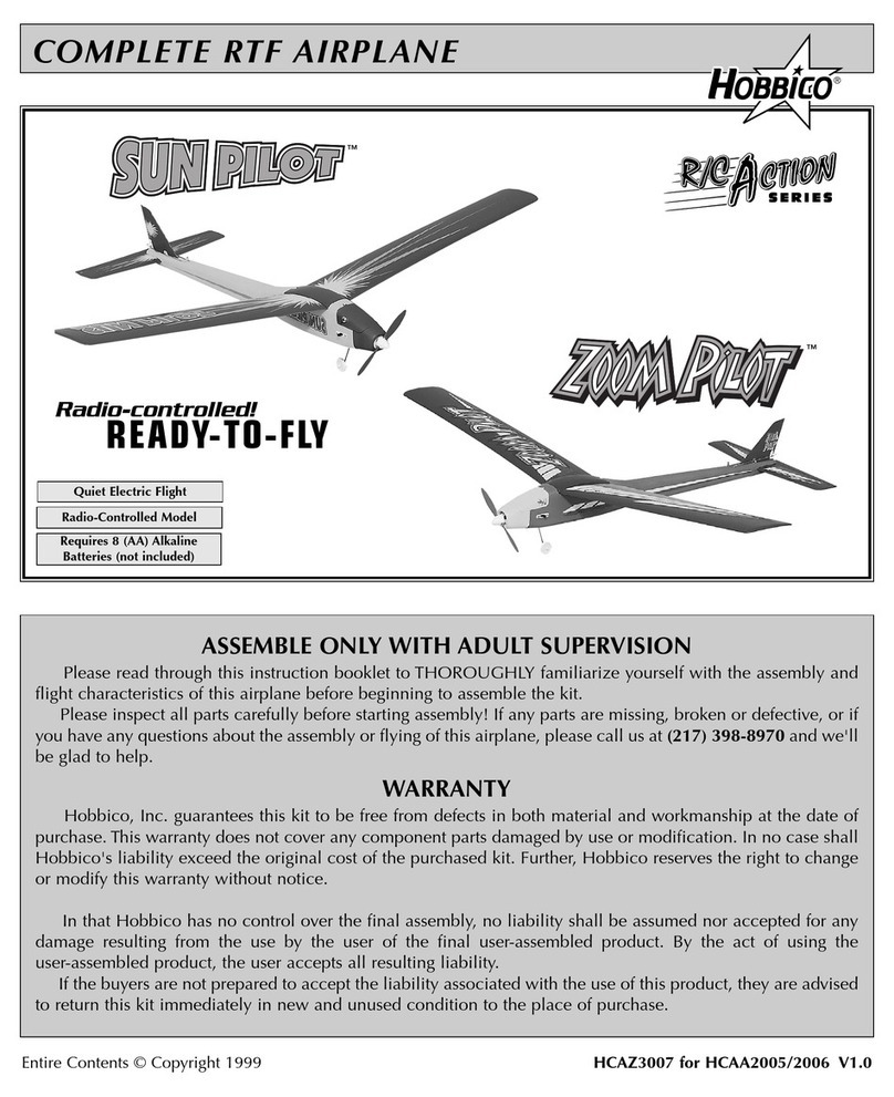 Hobbico Sun Pilot Action Series User manual