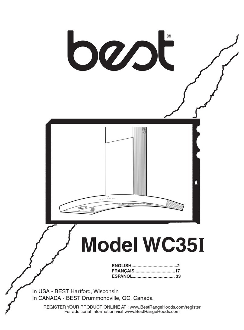 Best WC35I User manual