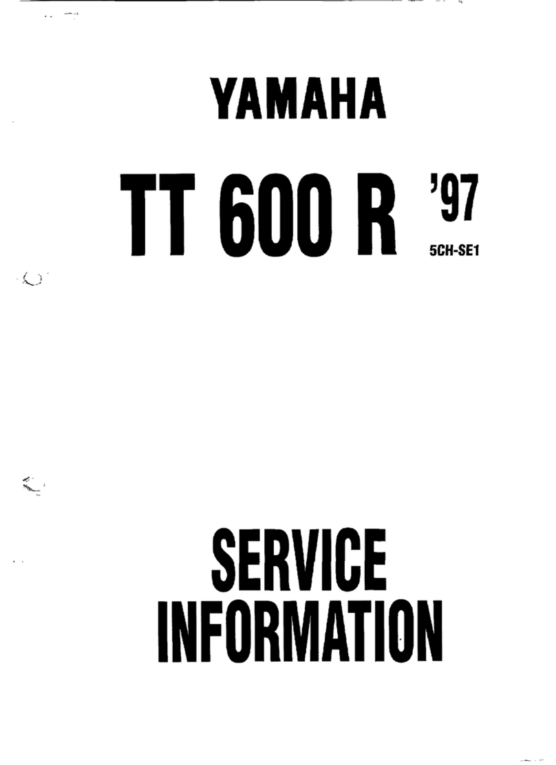 Yamaha TT 600 R 1997 Operating and installation instructions