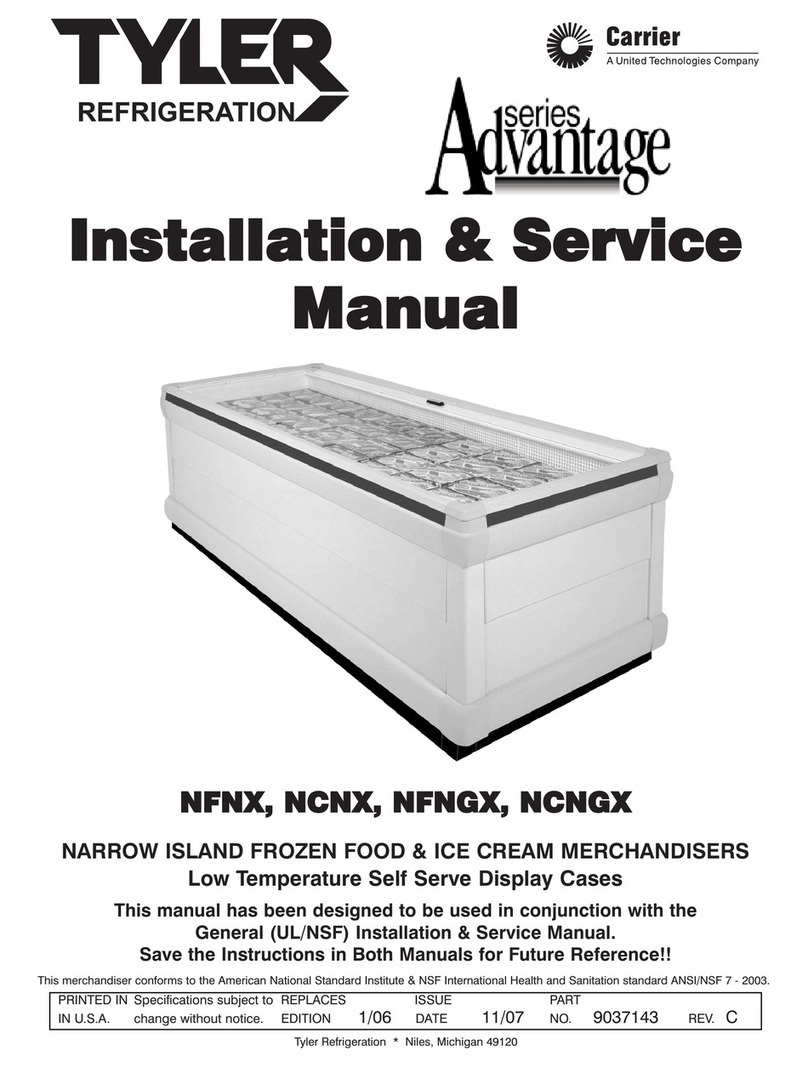 Tyler Advantage NFNX Installation & service manual