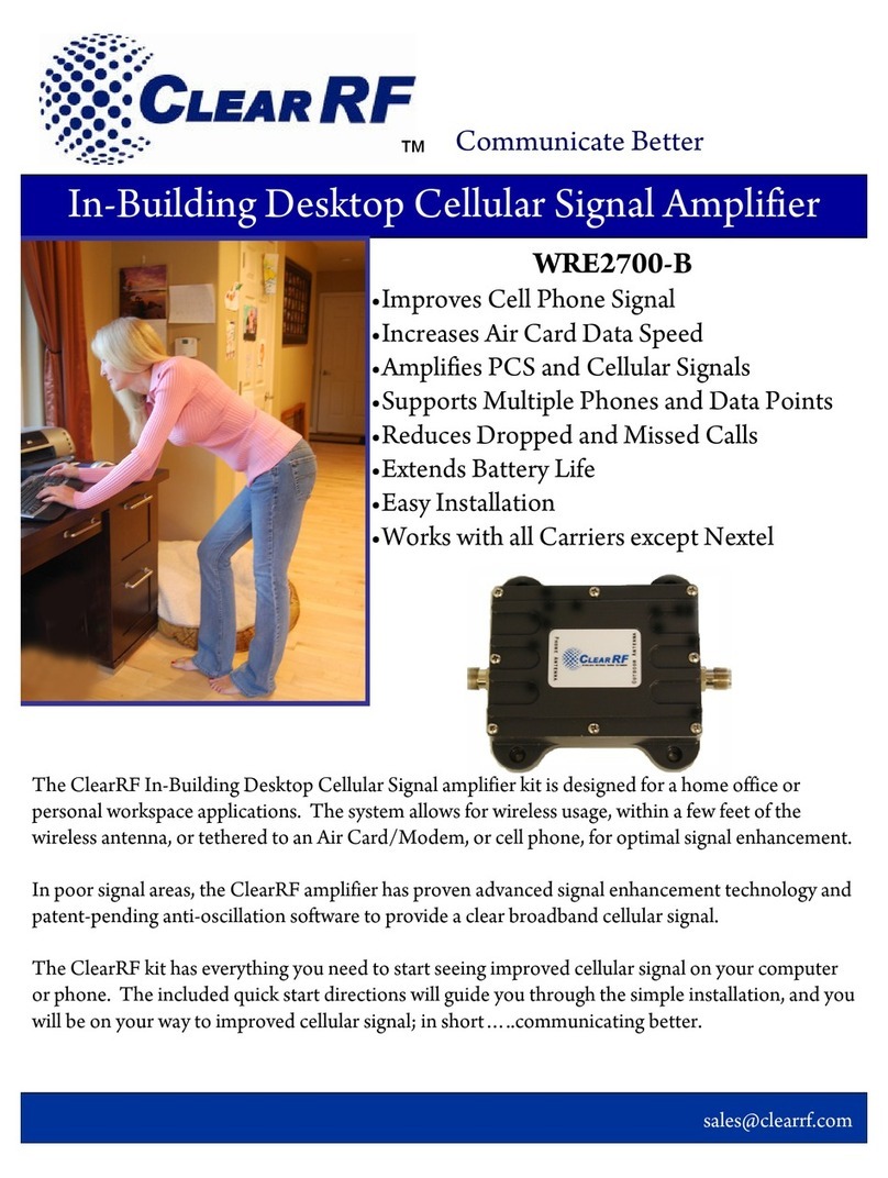 ClearRF WRE2700-B user manual