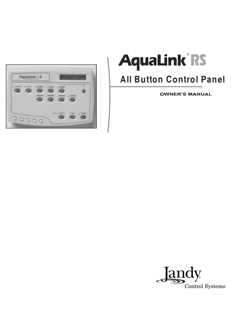 Jandy AquaLink RS User manual