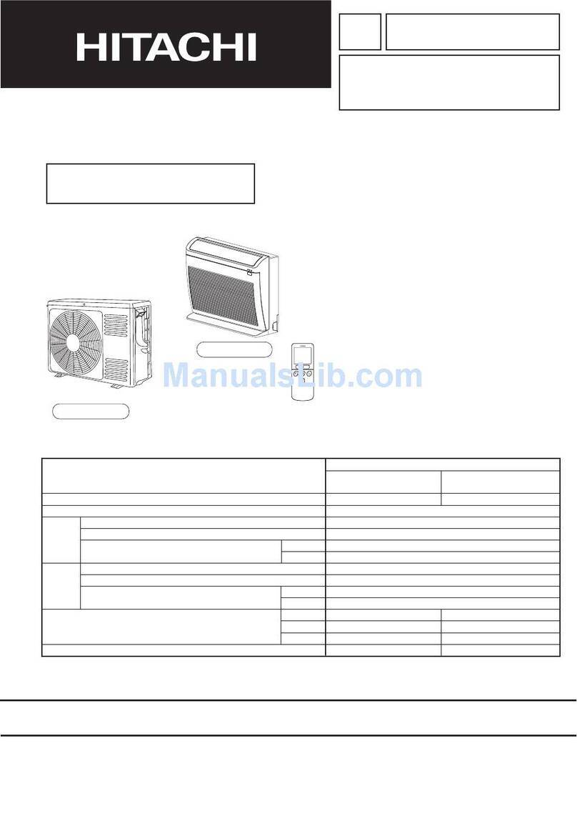Hitachi RAF-35NX2 User manual