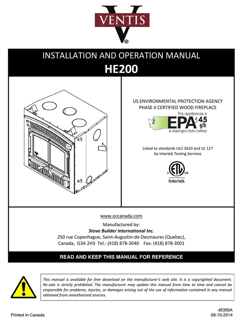 Ventus HE200 Installation and operation manual