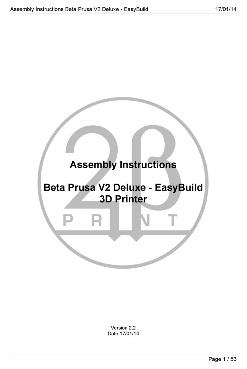 2PrintBeta Beta Prusa V2 Deluxe Assembly instructions