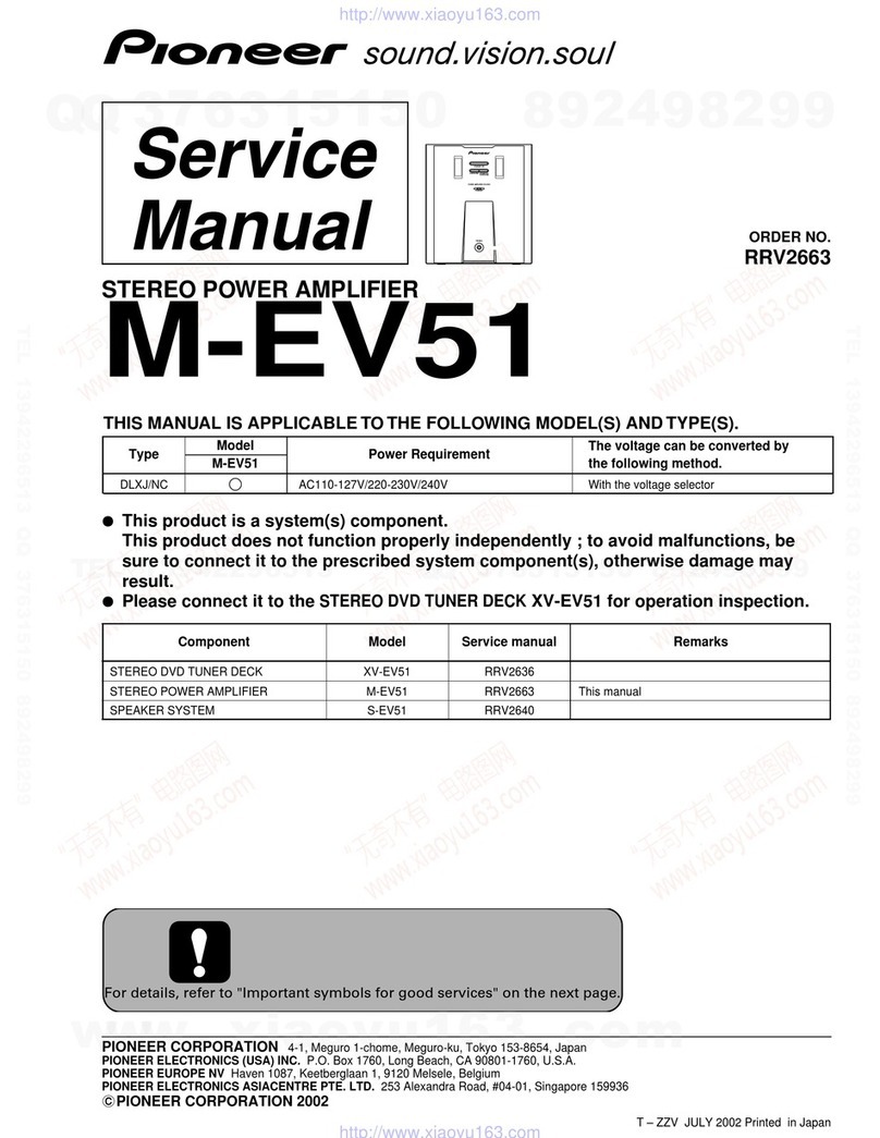 Pioneer M-EV51 User manual