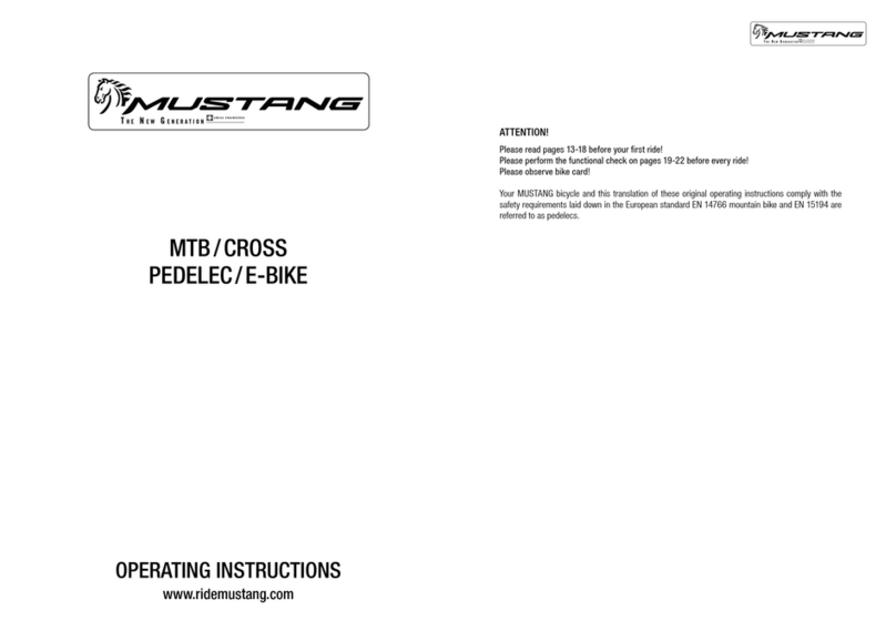 Mustang MTB/Cross operating instructions
