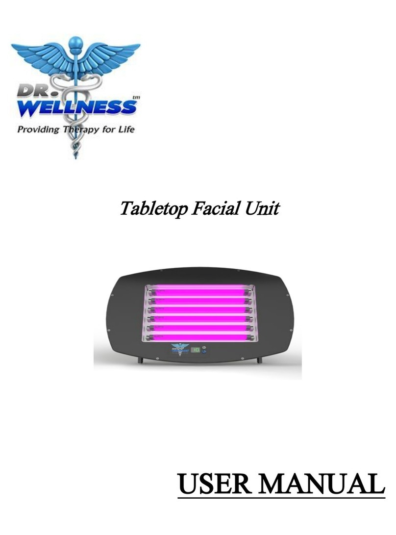 Dr.Wellness Tabletop Facial Unit user manual Dr.Wellness Tabletop Facial Unit user manual