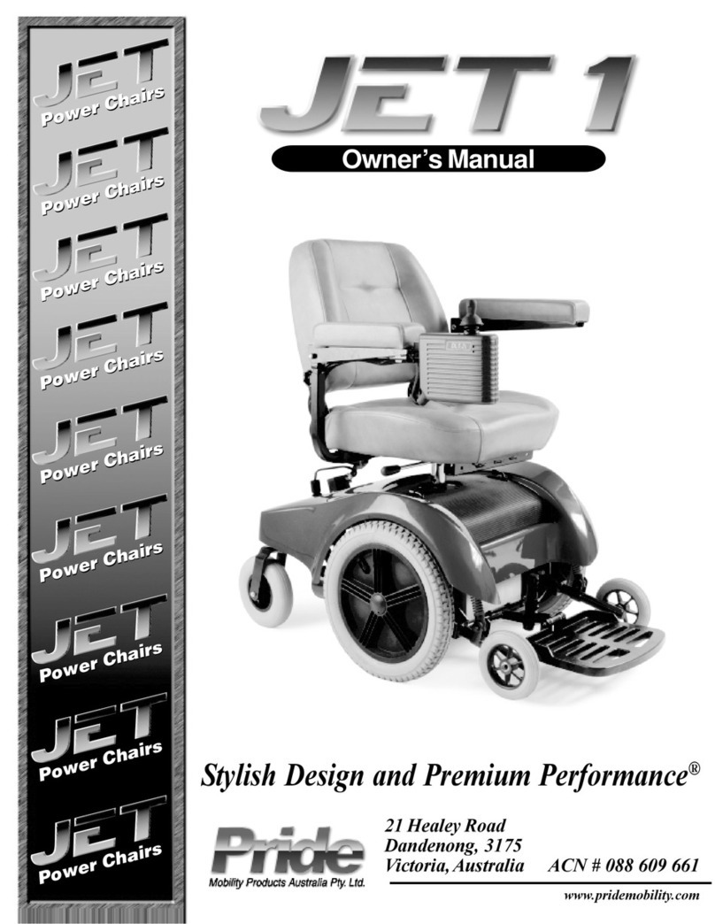 Pride Mobility JET1 User manual