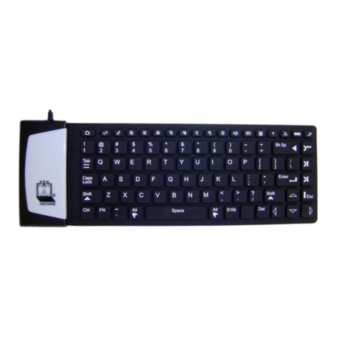 Man & Machine CoolMIR BlackBerry Keyboard Operating manual