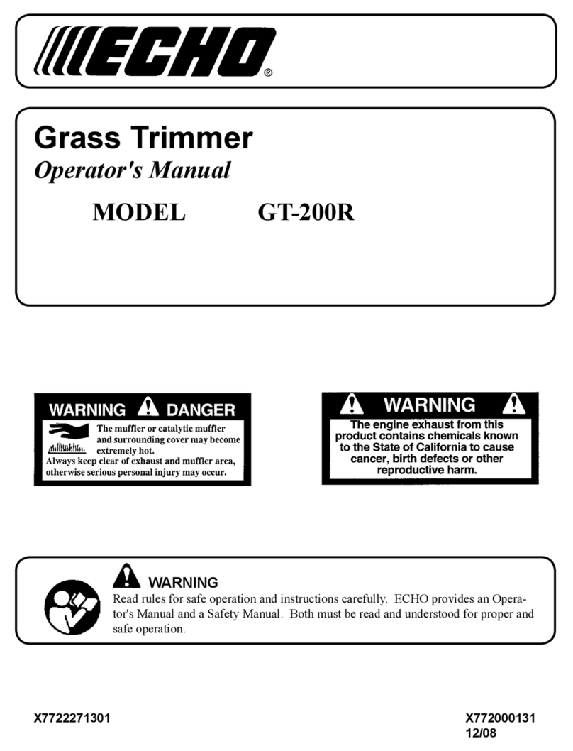 Echo GT-200R User manual