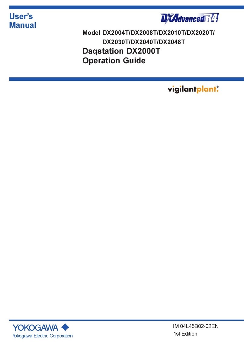 YOKOGAWA DX2004T User manual