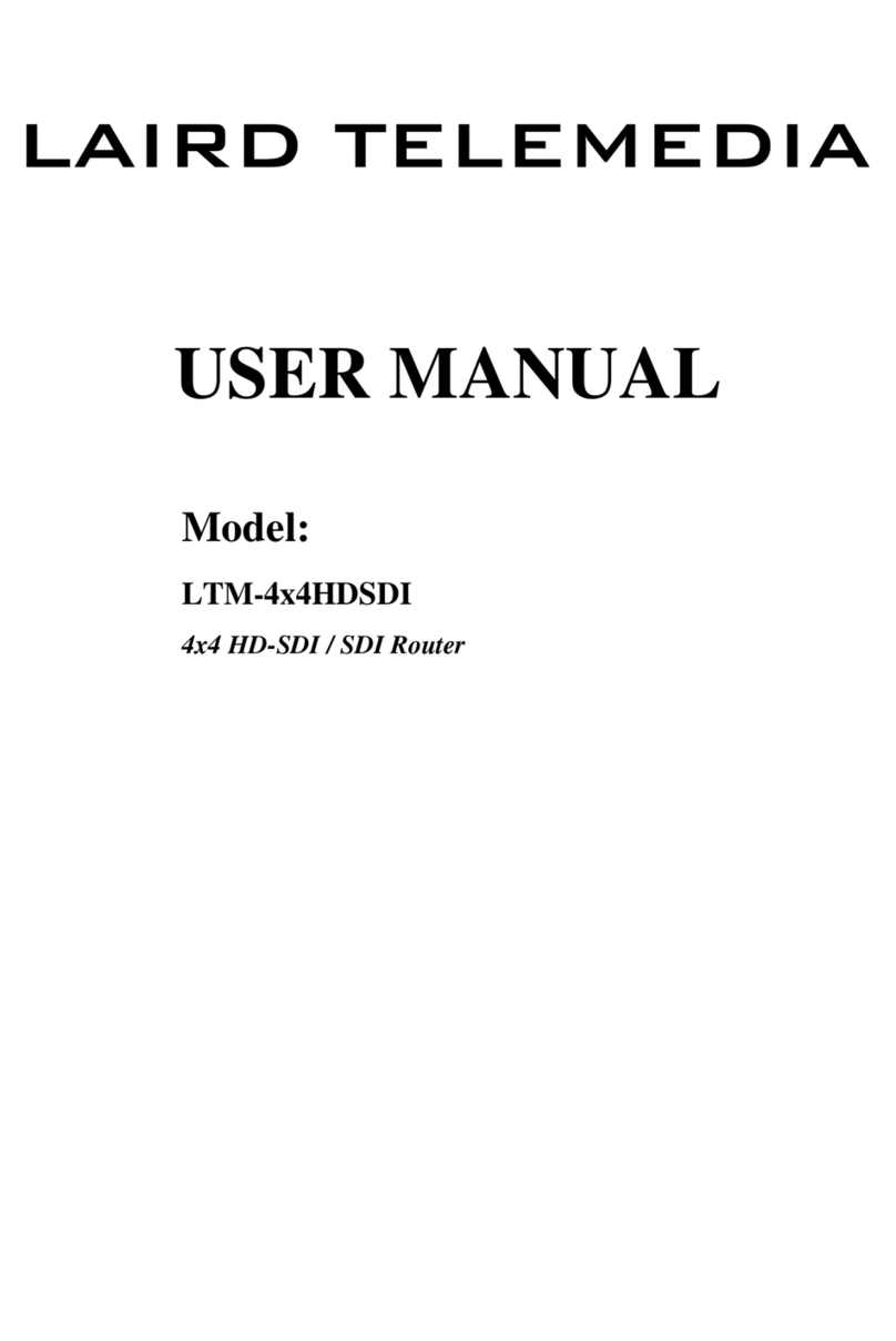 Laird LTM-4x4HDSDI user manual