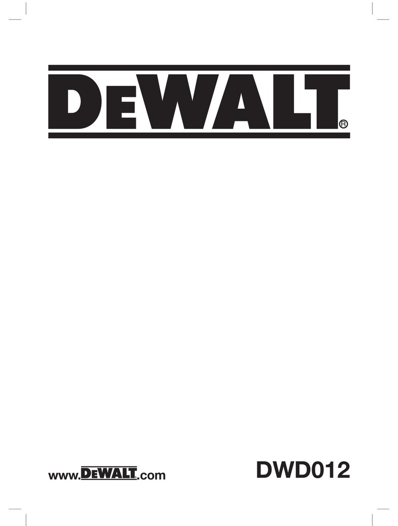 DeWalt DWD012 Operator's manual